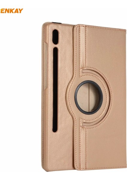 Samsung Galaxy Tab Için Enkay Pu Deri Akıllı Kılıf S7 11.0 (Gold) (Yurt Dışından) modelleri