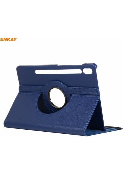 Samsung Galaxy Tab Için Enkay Pu Deri Akıllı Kılıf S7 11.0 (Dark Blue) (Yurt Dışından) fırsatları