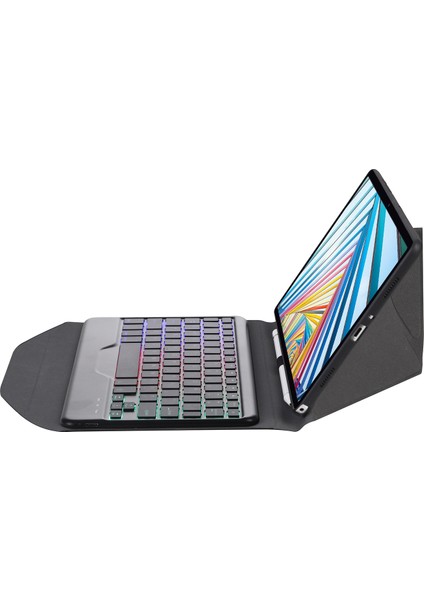 Klavye + Lenovo M10 Için Kılıf Plus 10.3 Inç TB-X606 (Siyah + Siyah) (Yurt Dışından) indirimleri