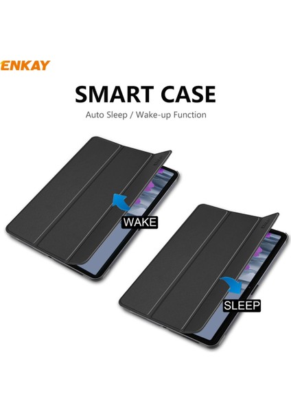 Enkay Pu + Tpu Smart Case For Samsung Tab S7 T870 / T875 (Black) (Yurt Dışından) modelleri