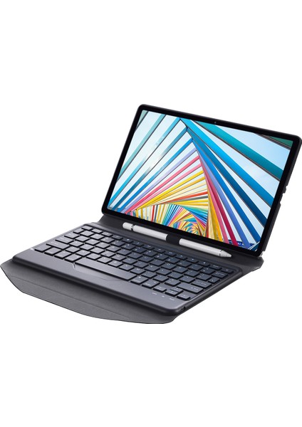 Klavye + Lenovo M10 Için Kılıf Plus 10.3 Inç TB-X606 (Siyah + Siyah) (Yurt Dışından) fırsatları