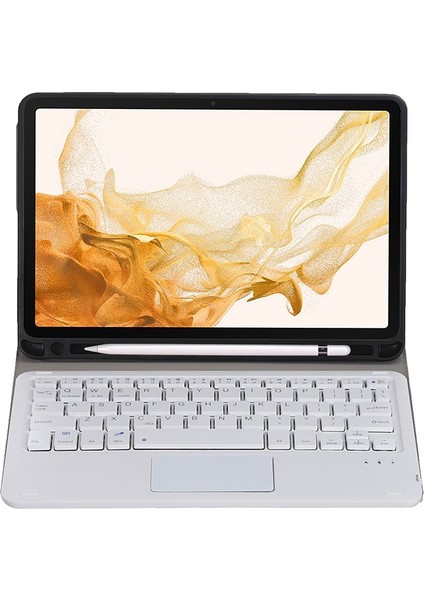 Keyboard + Case For Samsung Galaxy Tab S8 11 Inch SM-X700 (Rose Gold) (Yurt Dışından)