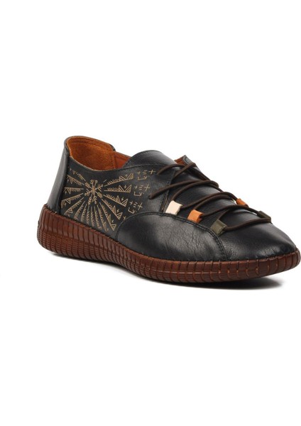 24370001Y Kadın Deri Casual Ayakkabı modelleri