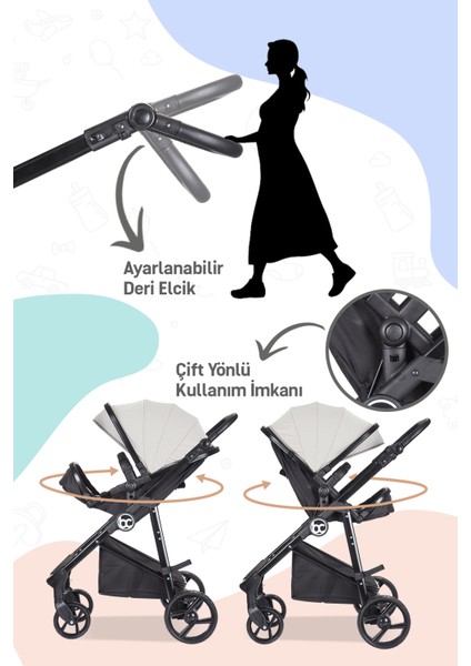 BC 305 - Zeta Travel Sistem Bebek Arabası ( Vizon ) fırsatları