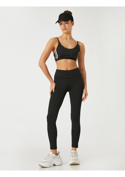 3Sak40028Nk 999 Siyah Kadın Elastan Jersey Tayt fiyatları