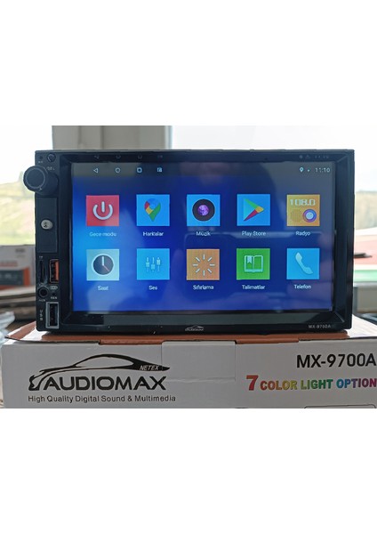 Audiomax Android12 + 2/32GB MX-9700 Türkçe Menü Tofaş Şahin Multimedya