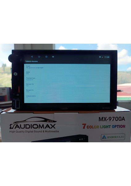 Audiomax Android12 + 2/32GB MX-9700 Türkçe Menü Tofaş Şahin Multimedya