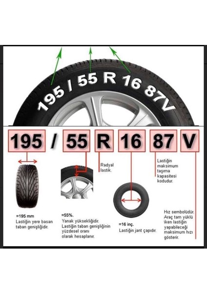 235-60-16 Ebatlarına Uyumlu 4x4 Karmatik Kar Patinaj Zinciri