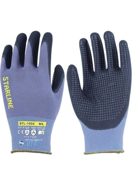 STL-1004 Sft Nitril Kaplamalı İş Eldiveni - No 8(5 Ad)