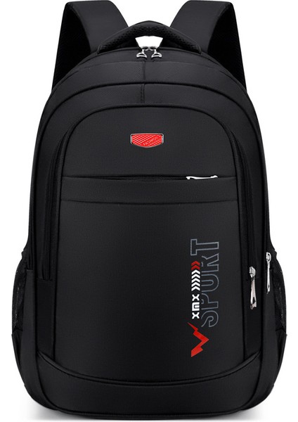 Büyük Kapasiteli Hafif Dokulu Sırt Çantası Oxford Kumaş Öğrenci Okul Çantası Erkek Rahat Spor Seyahat Sırt Çantası (Yurt Dışından)