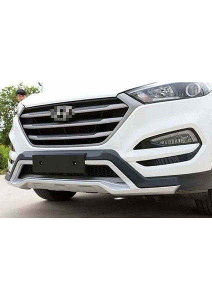 Hyundai Tucson Ön Arka Tampon Koruması Difüzör 2015-2018 Arası (Makyajsız Kasa)