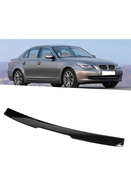 Bmw E60 M4 Cam Üstü Spoiler 2003-2009 Arası (Pianoblack)
