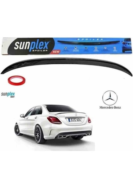 Mercedes C Serisi W205 Spoiler Piano Black 2014-2020 Arası Modellere Uyumlu Sunplex