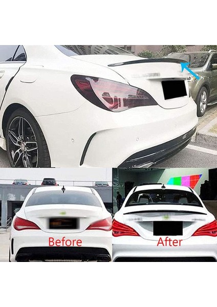 Mercedes Cla W117 Boyalı Spoiler 2013-2019 Arası Modeller (Pianoblack) fiyatları