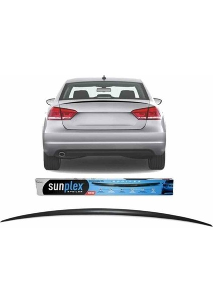 Vw Passat B6-B7-B8 Spoiler Piano Black 2006-2023 Arası Modellere Uyumlu Sunplex