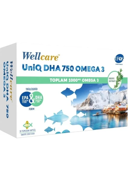 Uniq 750 Omega 3 30 Kapsül