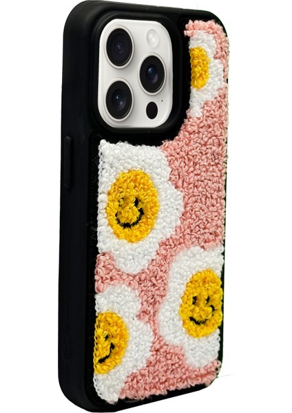 iPhone 15 Pro Smile Flowers Tasarımlı Punch Telefon Kılıfı fiyatları