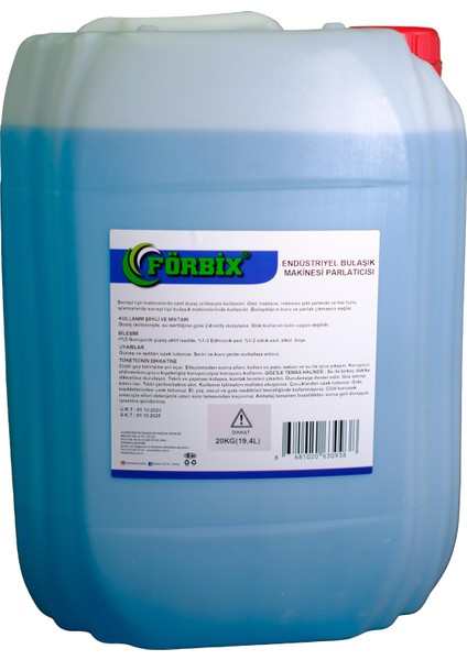 Endüstriyel Bulaşık Makinası Parlatıcısı 20 kg