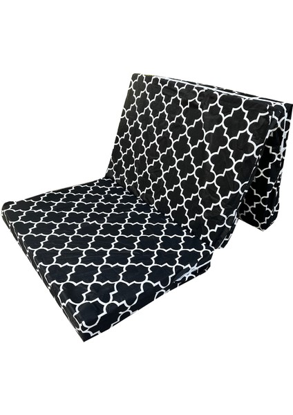 Katlanır Yer Yatağı Tek Kişilik Sünger Minder Yatak 90X190X10 cm Kalın Sünger-Karaçatı
