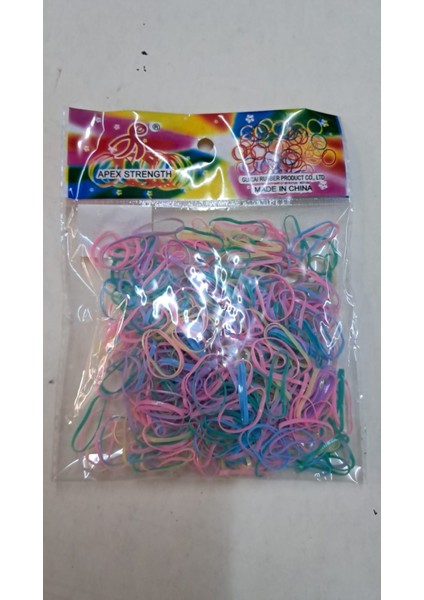 Renkli Lastik(2.5 Cm) 1 Paket