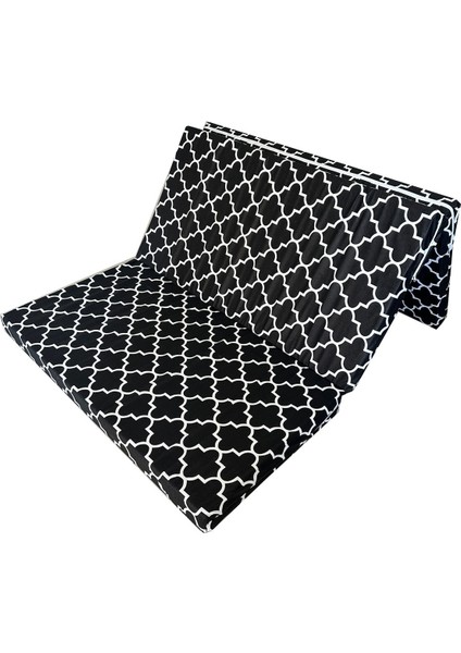 Şark Köşesi Minderi Büyük Ölçü Katlanır Sünger Yatak 120X195X8 Cm-Büyük Karaçatı-Çift Kişilik Yatak