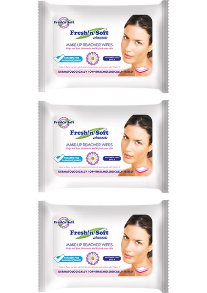 Beauty - Makyaj Temizleme Mendili 3 Paket 60 Yaprak