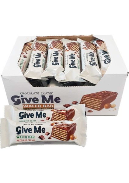 Give Me Çikolata Kaplı 6 Katlı Gofret 40 Gr.*18 Adet