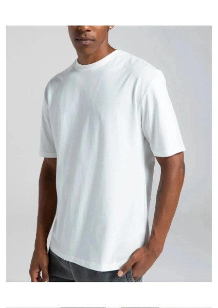 Tshirt Oversize Unisex Pamuklu Bisiklet Yaka modelleri