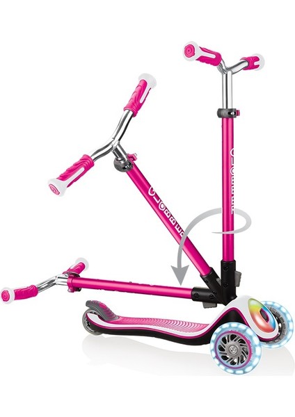 Elite Prime Full Işıklı Scooter - Pembe fiyatları