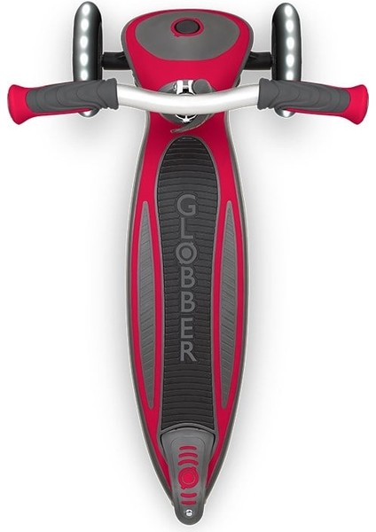 Master Işıklı Katlanabilir Scooter - Kırmızı