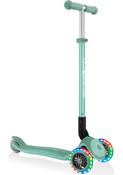 Primo Plus Katlanabilir Işıklı Scooter - Mint Yeşili fiyatları