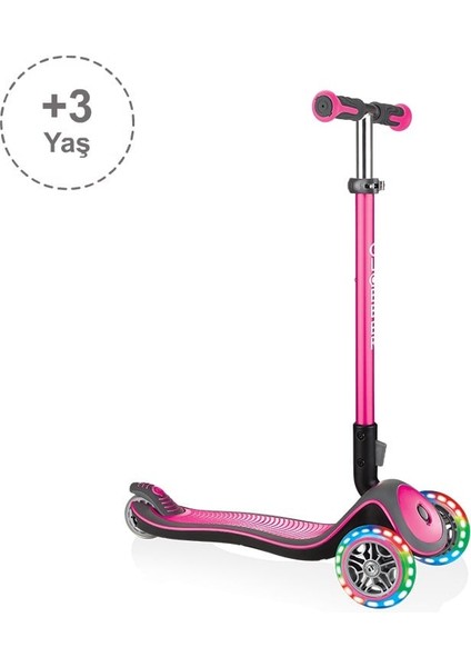 Elite Deluxe Işıklı Scooter - Pembe