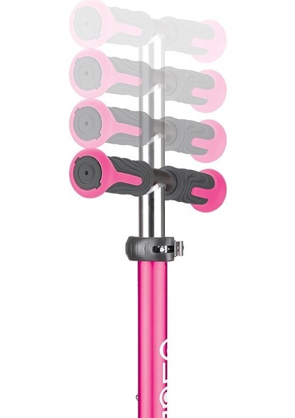 Elite Deluxe Işıklı Scooter - Pembe