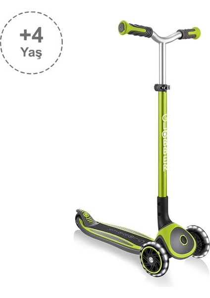 Master Işıklı Katlanabilir Scooter - Yeşil