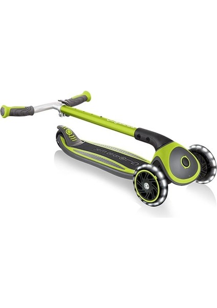 Master Işıklı Katlanabilir Scooter - Yeşil
