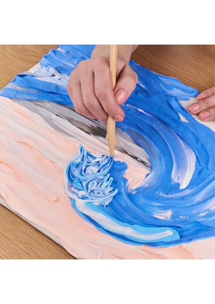 The Great Wave Of Kanagawa 3D Duyusal Sanat Seti