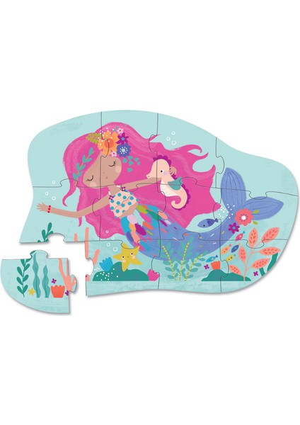 Crocodile Creek Mini Puzzle - 12 Parça - Mermaid Dreams