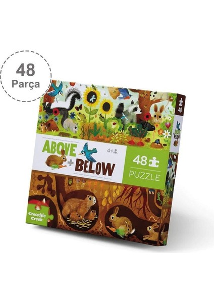 Puzzle - 48 Parça - Arka Bahçe Keşfi