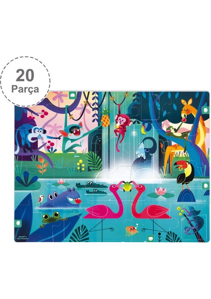 20 Parça Sürpriz Puzzle - Orman