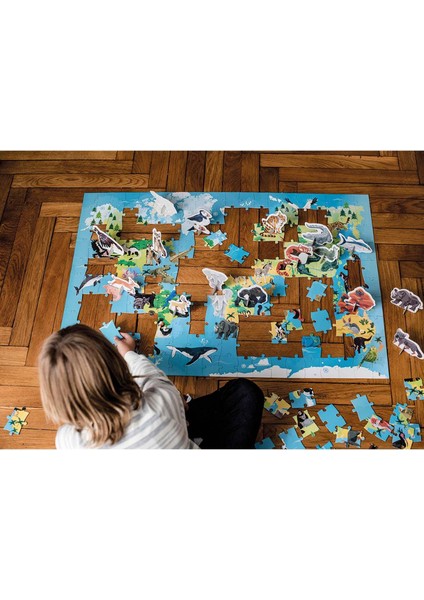 200 Parça Figürlü Puzzle - Hayvanlar