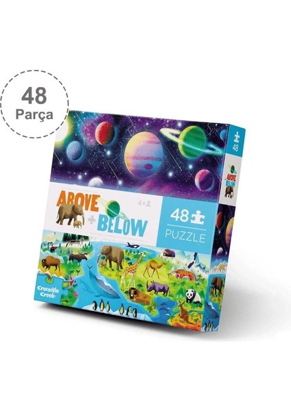 Crocodile Creek  Puzzle - 48 Parça - Dünya ve Uzay