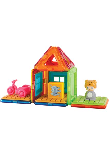Mıknatıslı Cube House Set - Penguin - 20 Parça