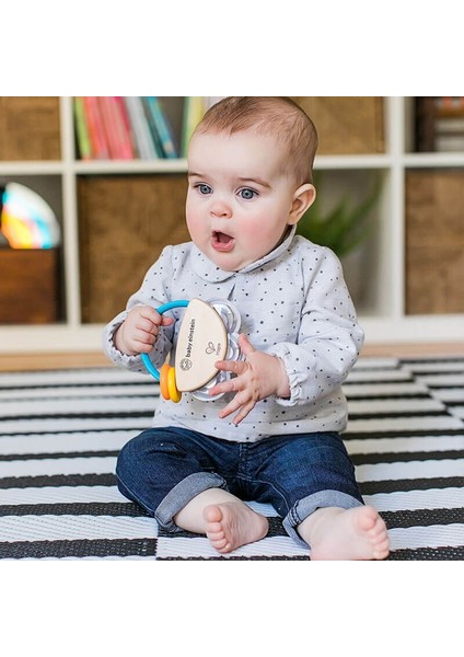 Baby Einstein Tiny Tambourine Oyuncak Ahşap Tef