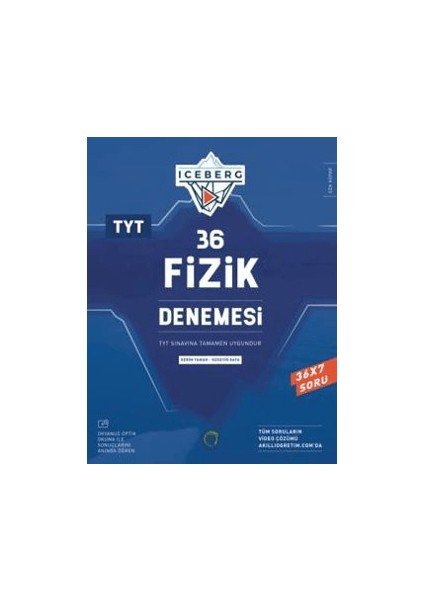 Okyanus Yayınları TYT Iceberg 36 Fizik Denemesi