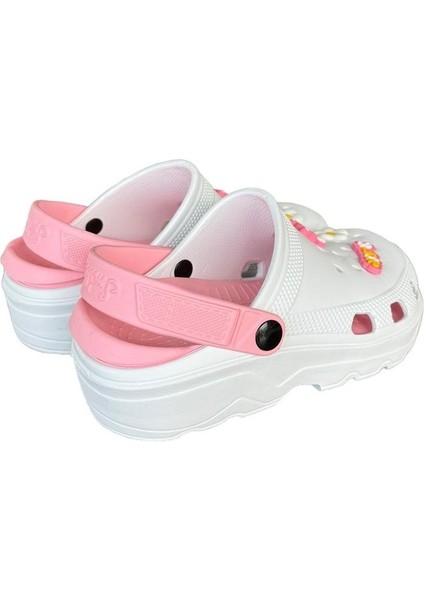 Rahat Taban Eva Kadın Sandalet KREM-PUDRA modelleri