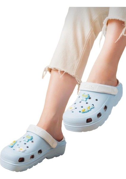 Rahat Taban Eva Kadın Sandalet MAVİ fiyatları