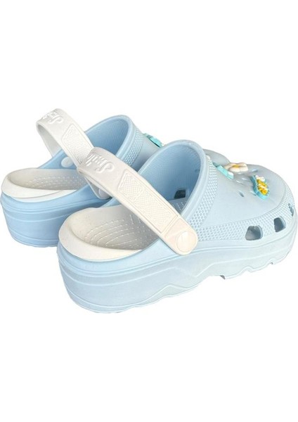 Rahat Taban Eva Kadın Sandalet MAVİ indirimleri