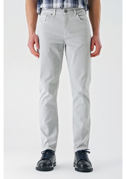 Taş Rengi Pamuklu 5 Cep Casual Slim Fit 5 Cep Pantolon 1003240318 modelleri