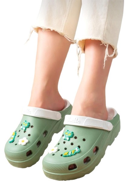 Rahat Taban Eva Kadın Sandalet SU YEŞİLİ fiyatları