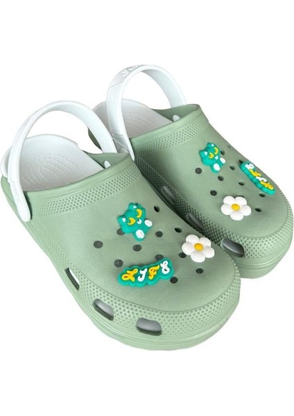 Rahat Taban Eva Kadın Sandalet SU YEŞİLİ modelleri